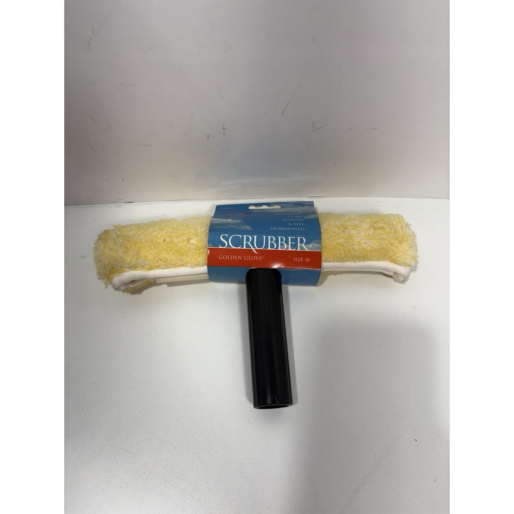 Ettore Scrubber Sz 10 Mighty Window Washer 10-Inch Yellow‎ Vintage New!